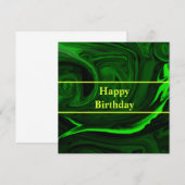 texture green malachite stone ,personalized (Front/Back)
