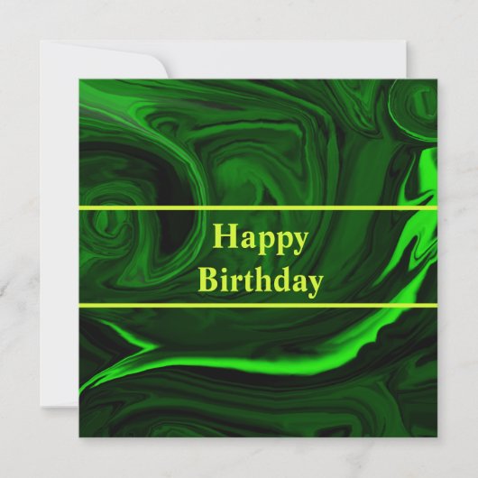 texture green malachite stone ,personalized (Front)