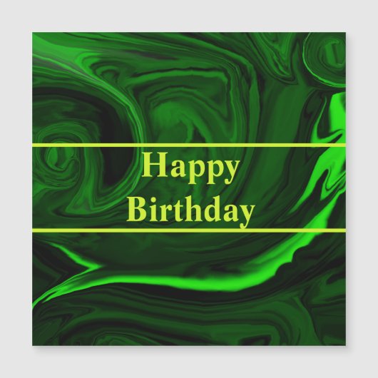 texture green malachite stone ,personalized (Front)