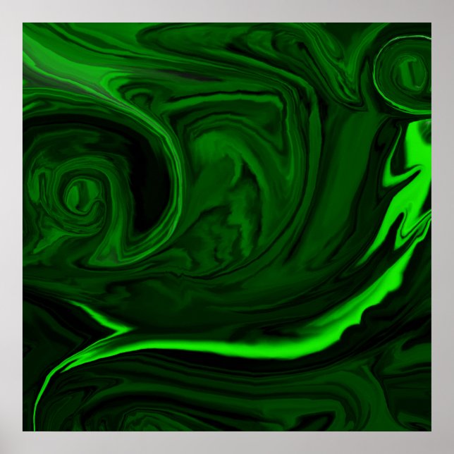 texture green malachite stone poster (Front)