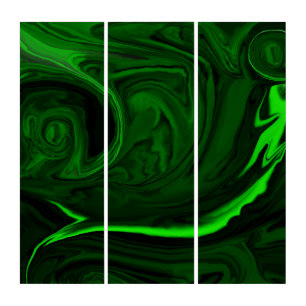 texture green malachite stone triptych