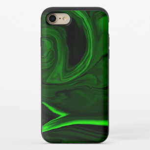 Texture green malachite stone. iPhone 8/7 slider case
