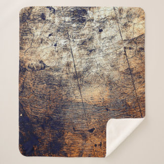 Texture grunge distress fracture sherpa blanket