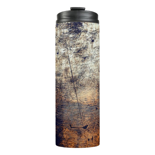 Texture grunge distress fracture thermal tumbler (Front)