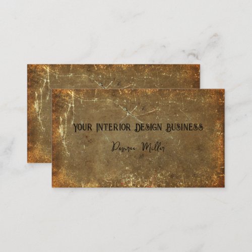 Texture Grunge Rustic Brown Beige Old Vintage Business Card