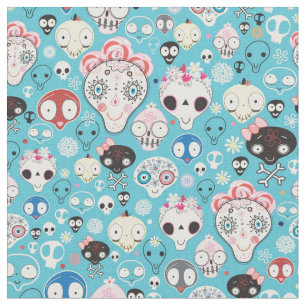 Texture laughing skull fabric