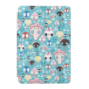 Texture laughing skull iPad mini cover