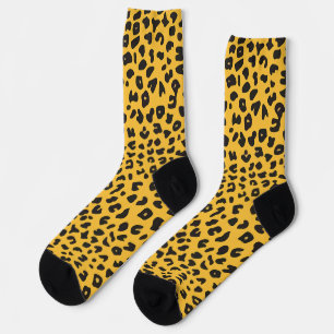 texture leopard socks