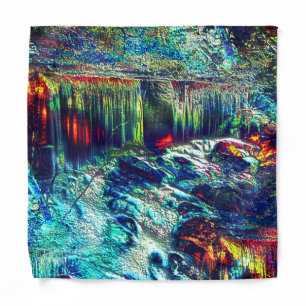 Texture looking like mold made from nature photo   bandana