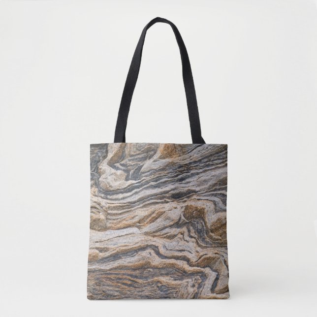 Texture marble abstract pattern tote bag (Front)
