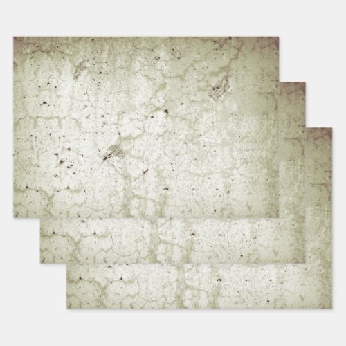 Texture Monochrome Beige Vintage Rustic Decoupage Wrapping Paper Sheets