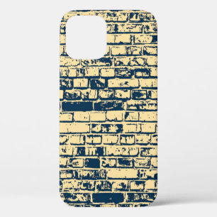 Texture of a brick wall. Elegant wallpaper design. iPhone 12 Case