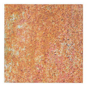 Texture of the old painted metalabstract, age, anc faux canvas print