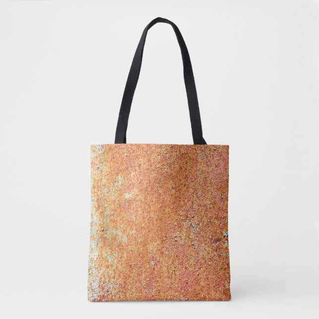 Texture of the old painted metalabstract, age, anc tote bag (Front)