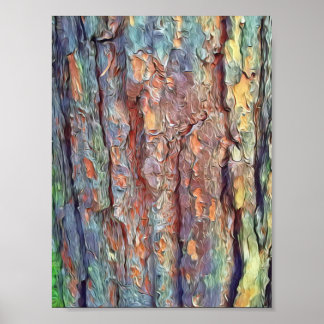 Texture of Tree Bark Photo Poster