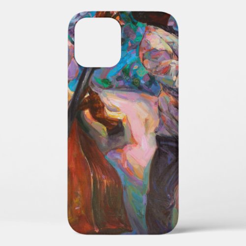 texture oil painting art jazz blues tradition iPhone 12 case