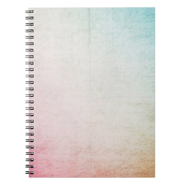 Texture paper colors design notebook (Front)
