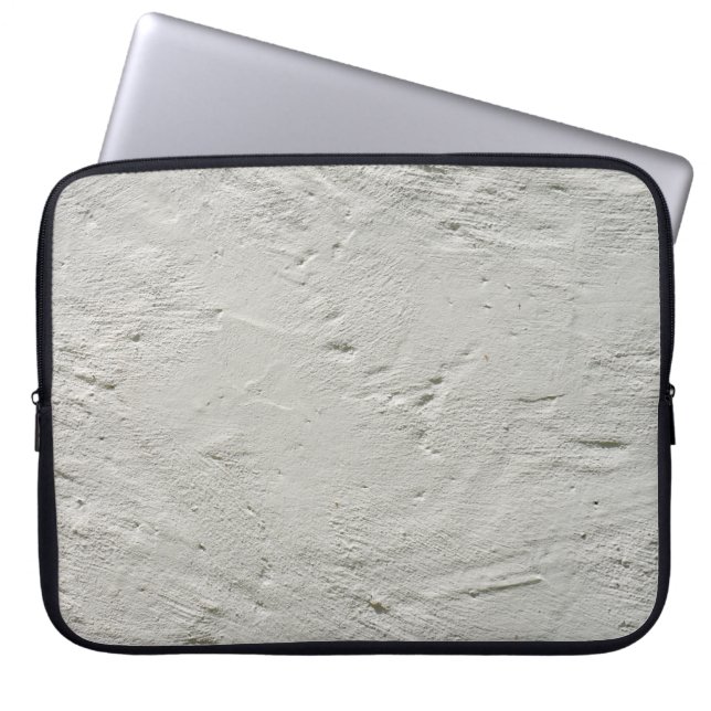 Texture rough plaster plaster wall laptop sleeve (Front)