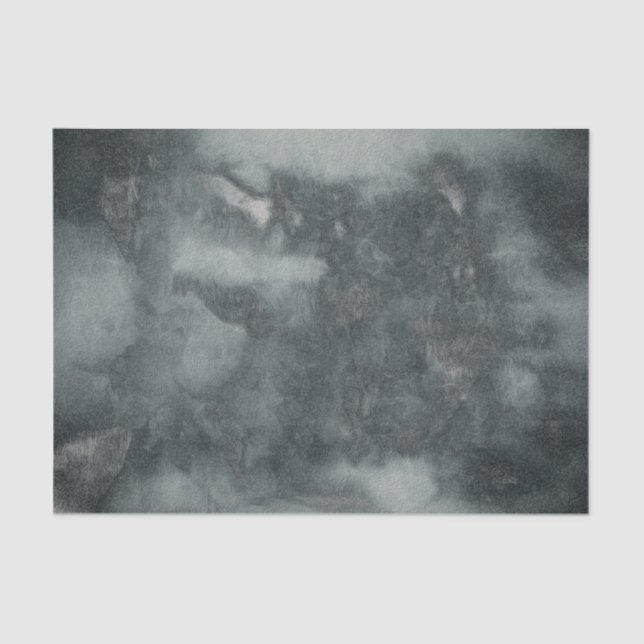 Texture Rustic Vintage Grey Country Abstract Tissue Paper (Front)