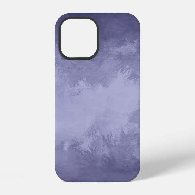 Texture selenium blue acrylic iphone case (Back)