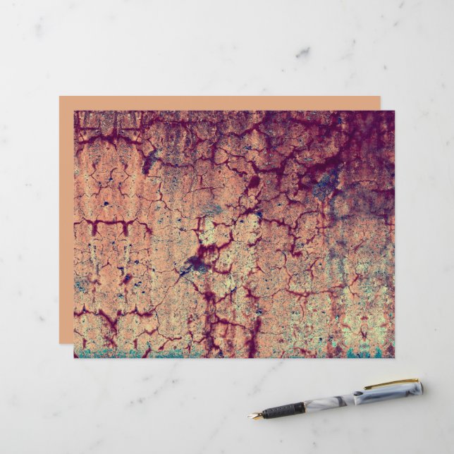 Texture Tan Beige Purple Vintage Antique Grunge (Front/Back In Situ)