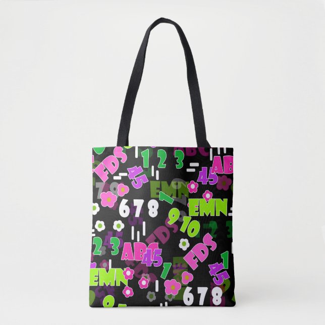 Texture teaching mathematics physics study school tote bag (Front)