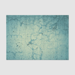 Texture Teal Blue Beige Vintage Grunge Decoupage Tissue Paper