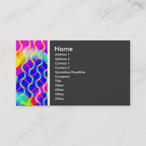Texture Tone Beautiful Waves Business Card