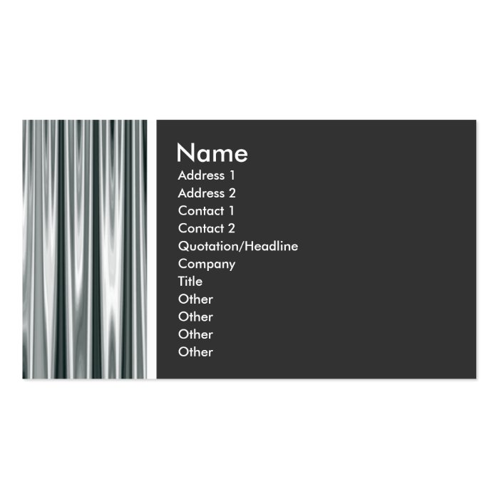 Texture Tone (Curtain) Business Card