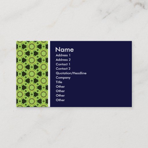 Customizable Texture Tone - Terrazzo 010- Deep Navy Business Card