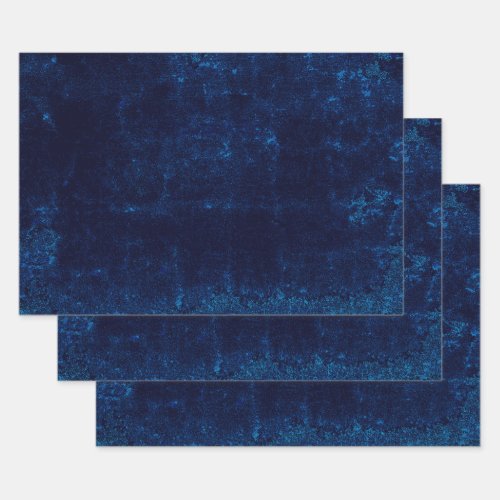 Texture Vintage Dark Blue Grunge Decoupage Wrapping Paper Sheets