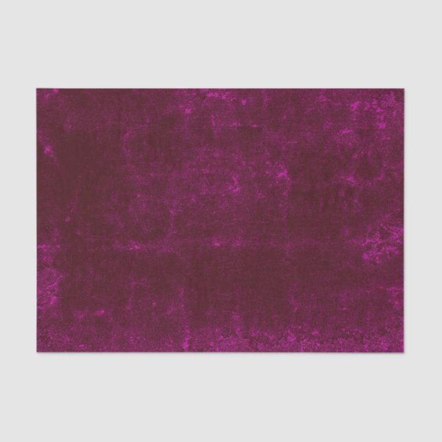 Texture Vintage Dark Pink Fuchsia Decoupage Tissue Paper (Front)
