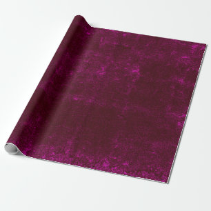 Texture Vintage Dark Pink Fuchsia Decoupage Wrapping Paper
