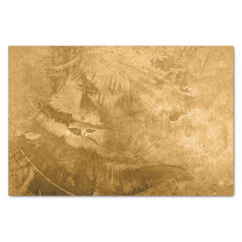 Texture Vintage Rustic Gold Brown Grunge Pattern Tissue Paper