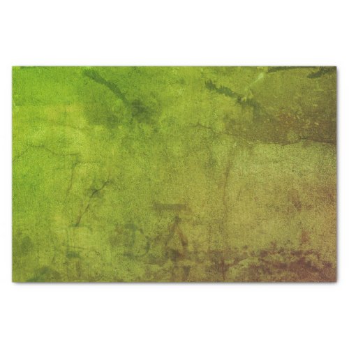 Texture Vintage Rustic Green Brown Grunge Pattern Tissue Paper
