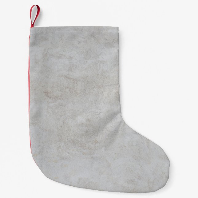 Texture wall gray wall texture small christmas stocking (Front)