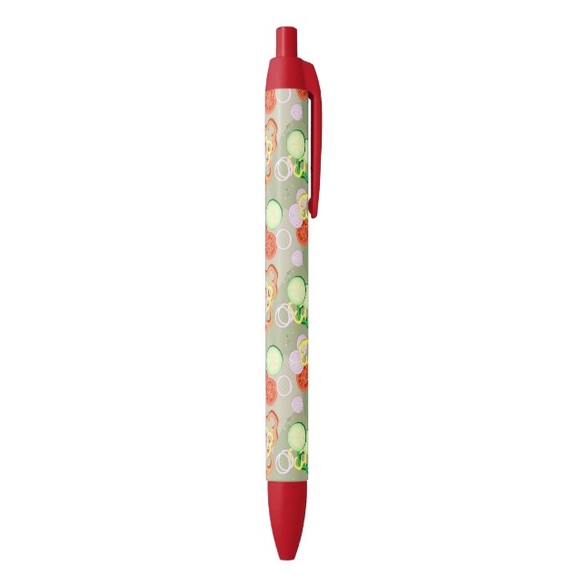 Texture With Slices Of Vegetables Pen (Bottom (Vertical))