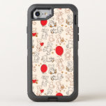 Texture With Teddy Bears OtterBox Defender iPhone SE/8/7 Case