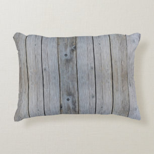 Texture wood grain structure accent pillow