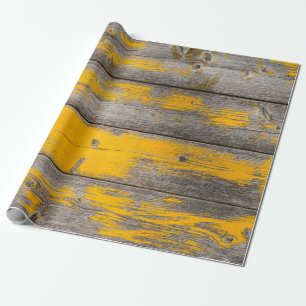 Texture wood wall yellow structure wrapping paper