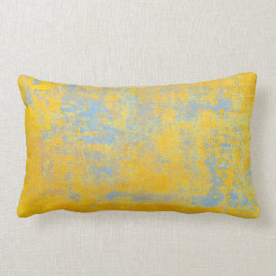 yellow textured pillow