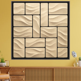 Textured 3D Panels Wall Art