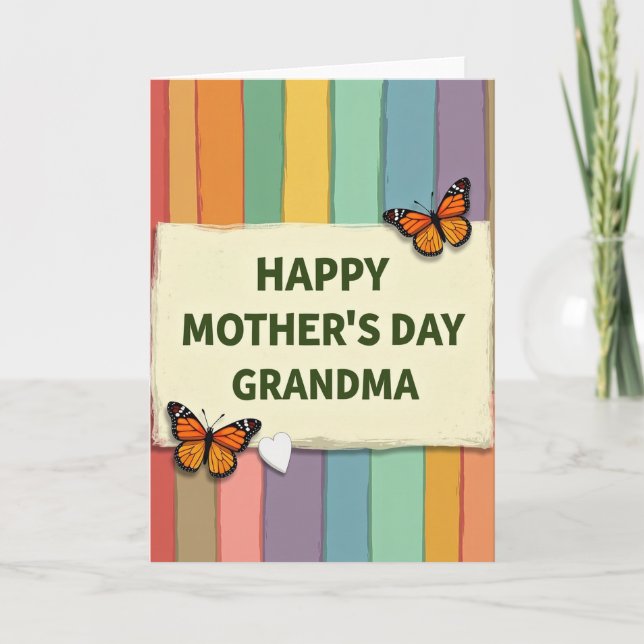 Textured Affection Mothers Day Card (Front)