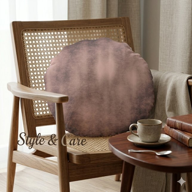 Textured Background Round Pillow for Modern Style (Textured Background Round Pillow for Modern Style)