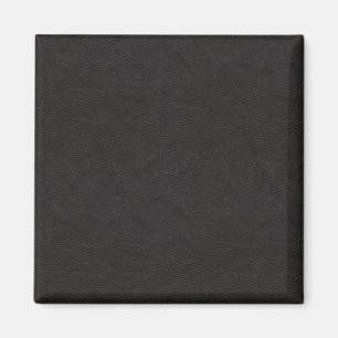 Textured Black Leather 2 Magnet