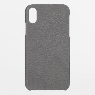Textured Black Leather iPhone XR Case