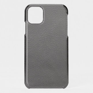 Textured Black Leather Uncommon iPhone Case