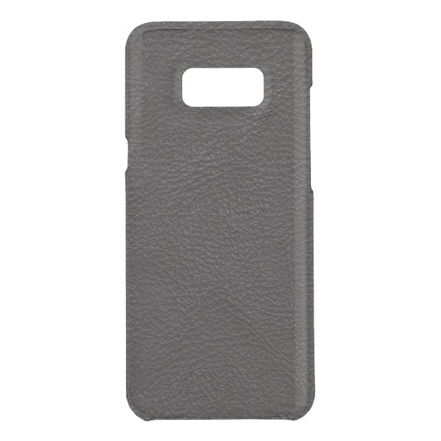Textured Black Leather Uncommon Samsung Galaxy Case (Back)