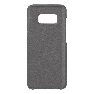 Textured Black Leather Uncommon Samsung Galaxy S8 Case