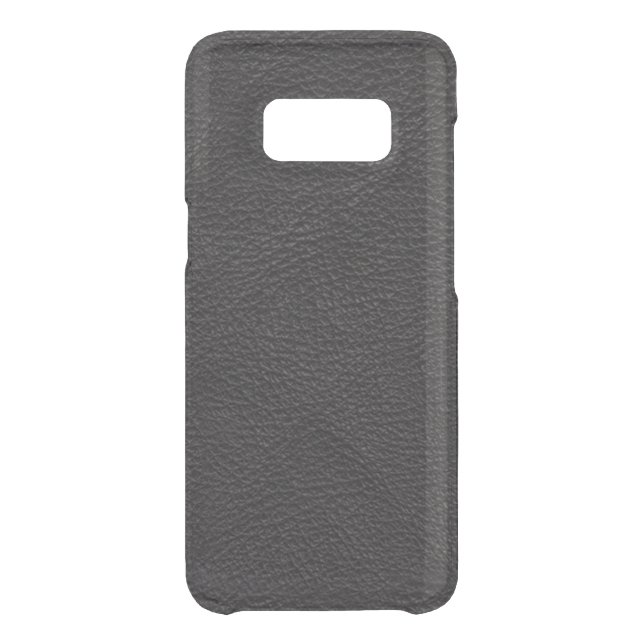 Textured Black Leather Uncommon Samsung Galaxy Case (Back)
